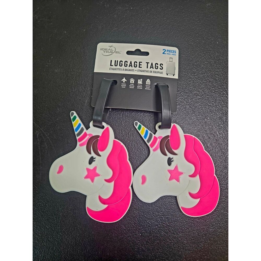 2 pk Travel Suitcase ID Luggage Tag and Suitcase Label